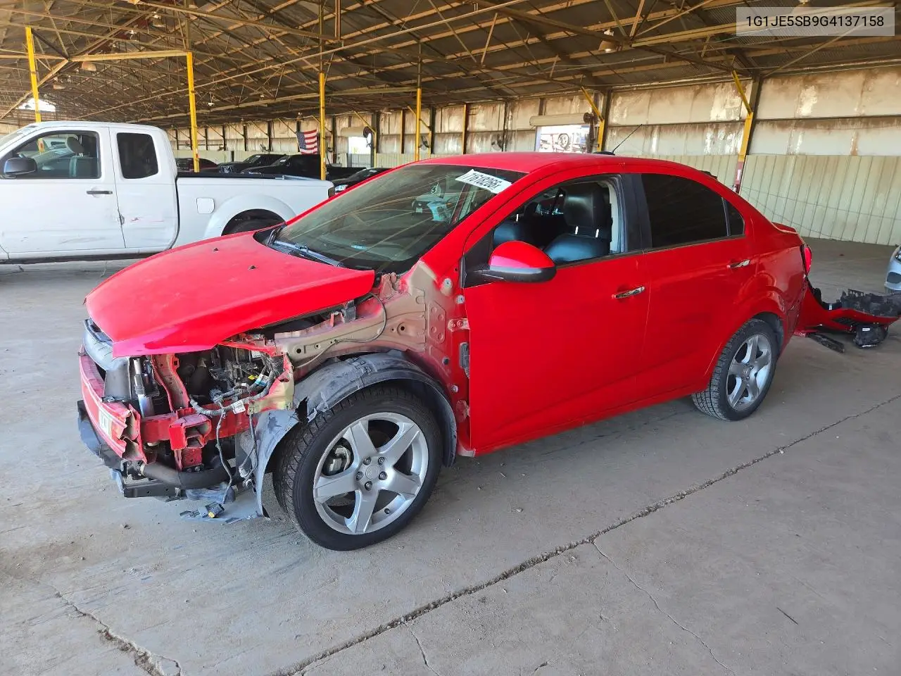 CHEVROLET SONIC 2016, VIN 1G1JE5SB9G4137158