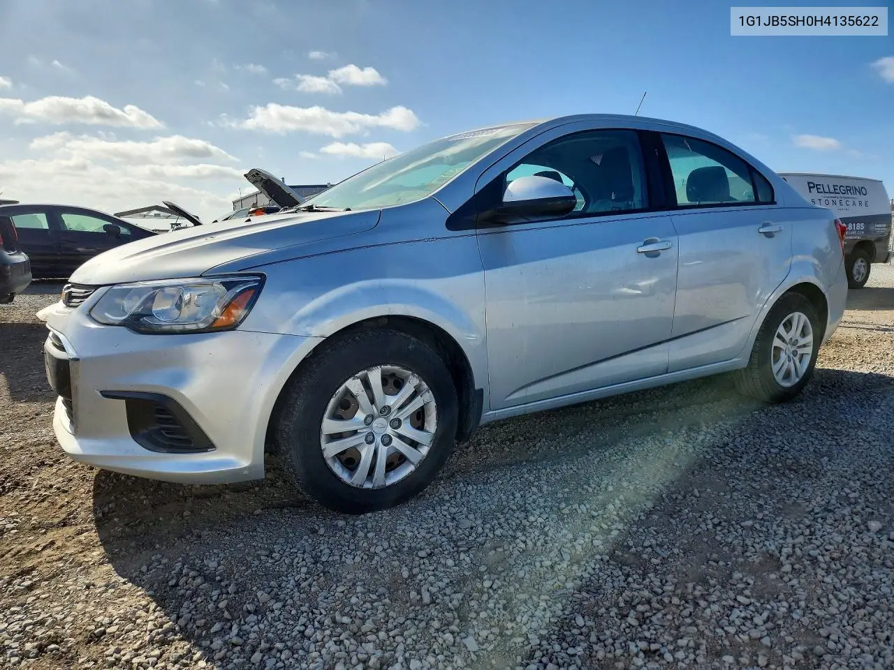 CHEVROLET SONIC 2017, VIN 1G1JB5SH0H4135622