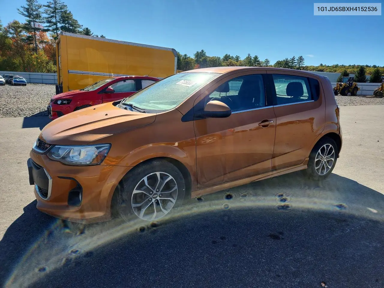 CHEVROLET SONIC 2017, VIN 1G1JD6SBXH4152536