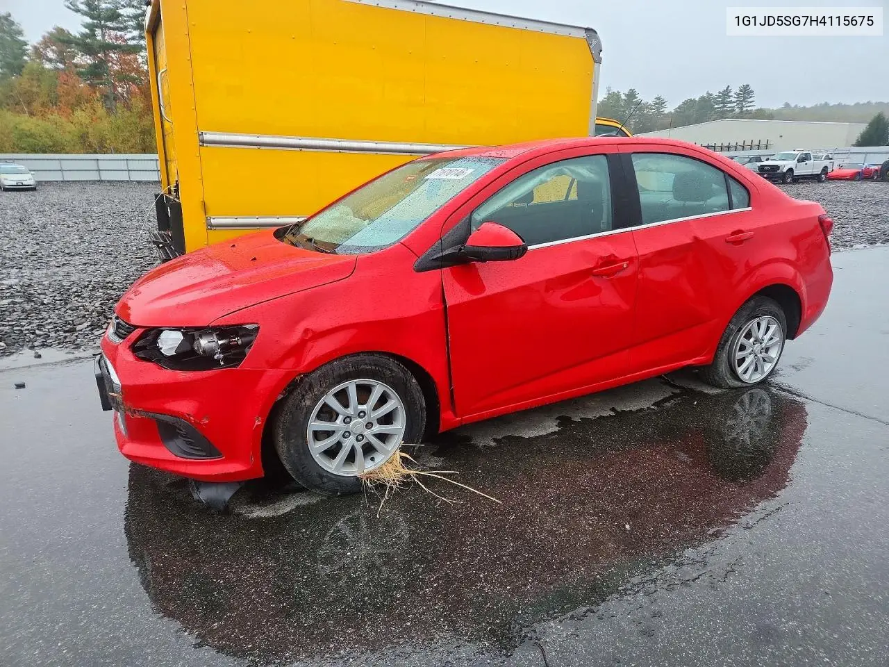 CHEVROLET SONIC 2017, VIN 1G1JD5SG7H4115675