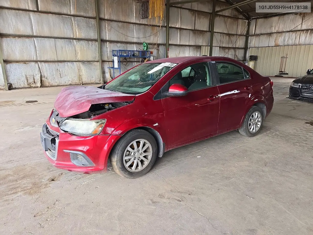 CHEVROLET SONIC 2017, VIN 1G1JD5SH9H4178138