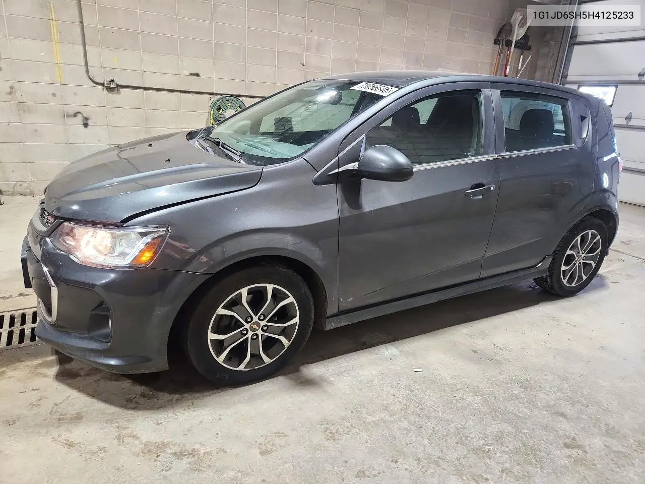 CHEVROLET SONIC 2017, VIN 1G1JD6SH5H4125233