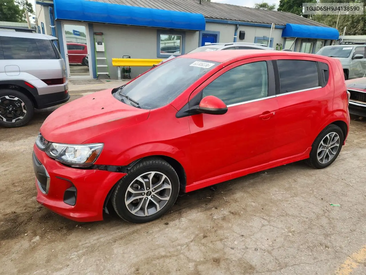 CHEVROLET SONIC 2018, VIN 1G1JD6SH9J4138590