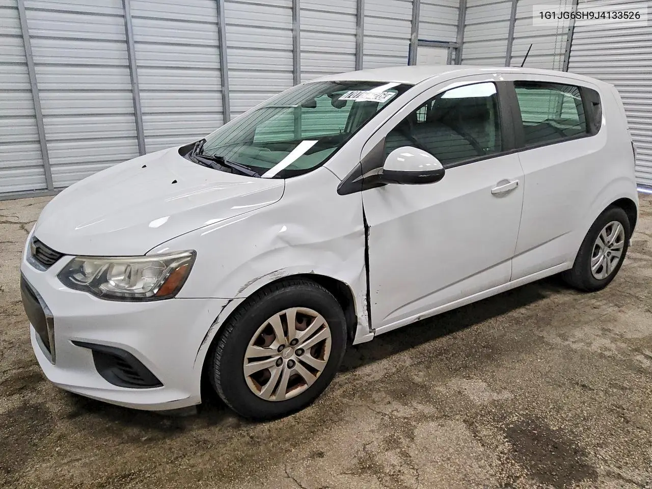 CHEVROLET SONIC 2018, VIN 1G1JG6SH9J4133526