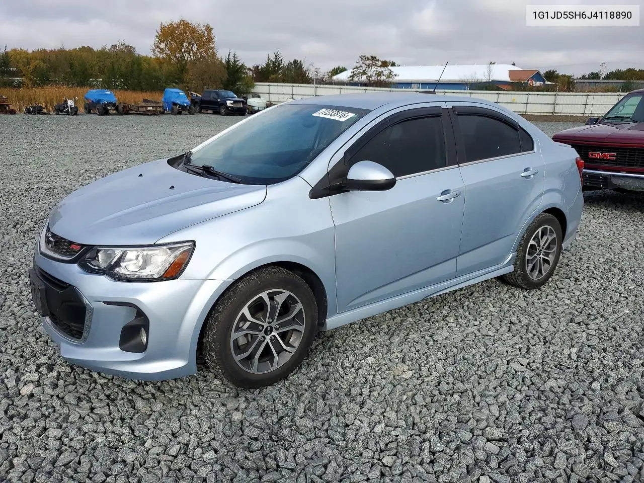 CHEVROLET SONIC 2018, VIN 1G1JD5SH6J4118890