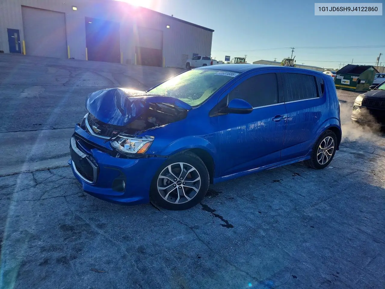 CHEVROLET SONIC 2018, VIN 1G1JD6SH9J4122860