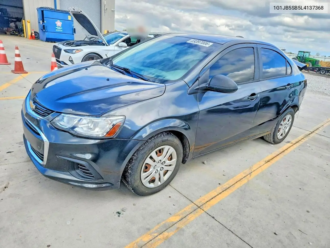 CHEVROLET SONIC 2020, VIN 1G1JB5SB5L4137368