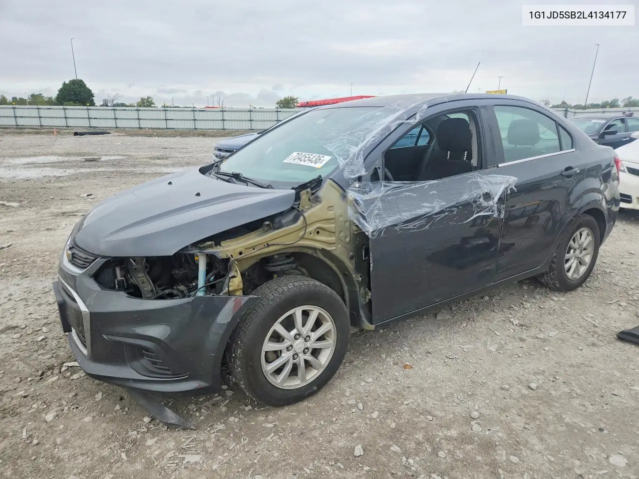 CHEVROLET SONIC 2020, VIN 1G1JD5SB2L4134177