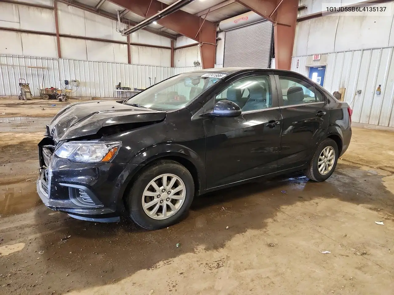 CHEVROLET SONIC 2020, VIN 1G1JD5SB6L4135137
