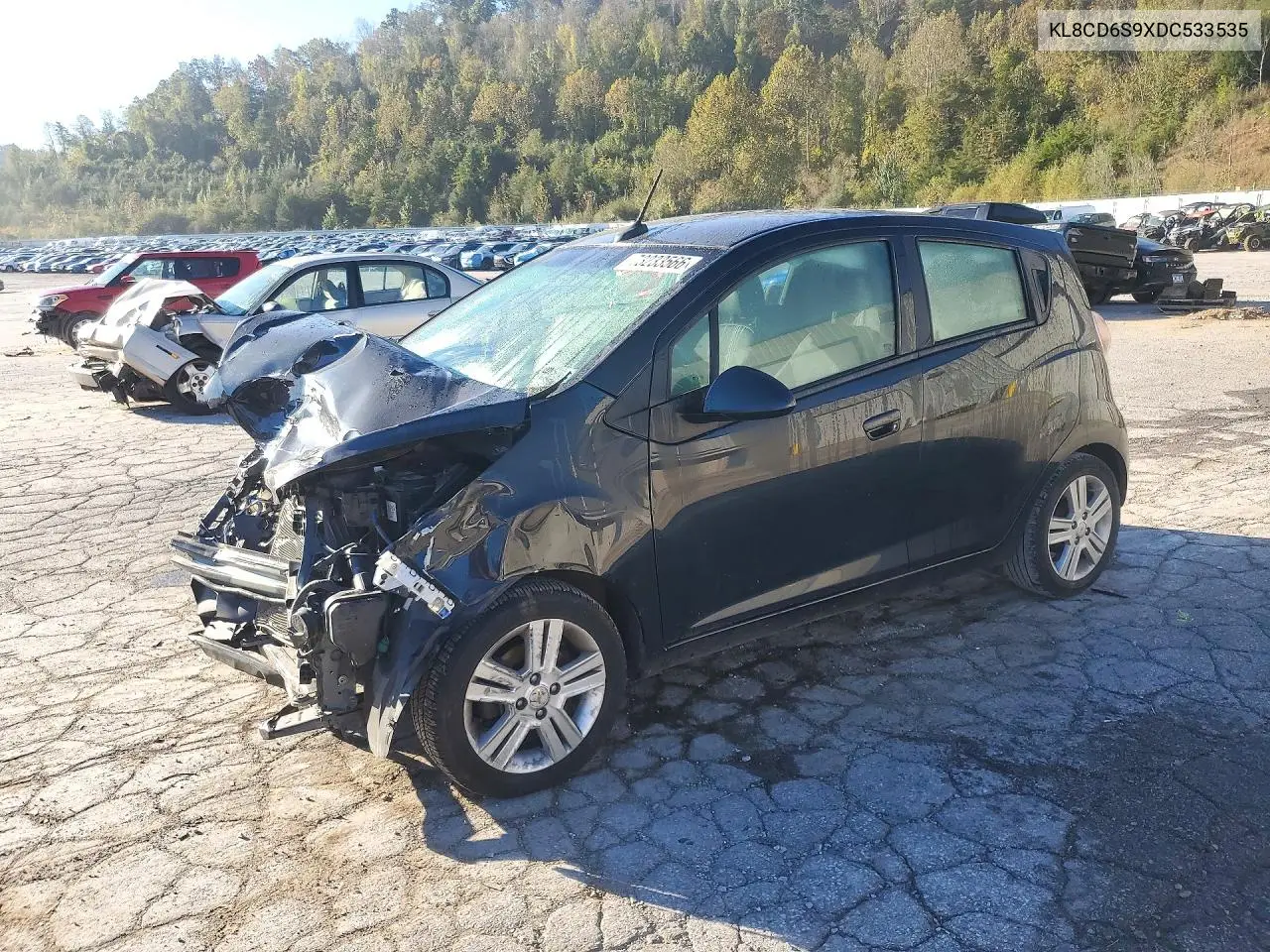 CHEVROLET SPARK 2013, VIN KL8CD6S9XDC533535