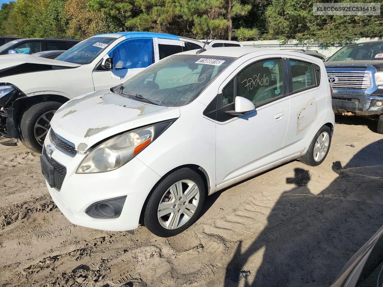 CHEVROLET SPARK 2014, VIN KL8CD6S92EC536415