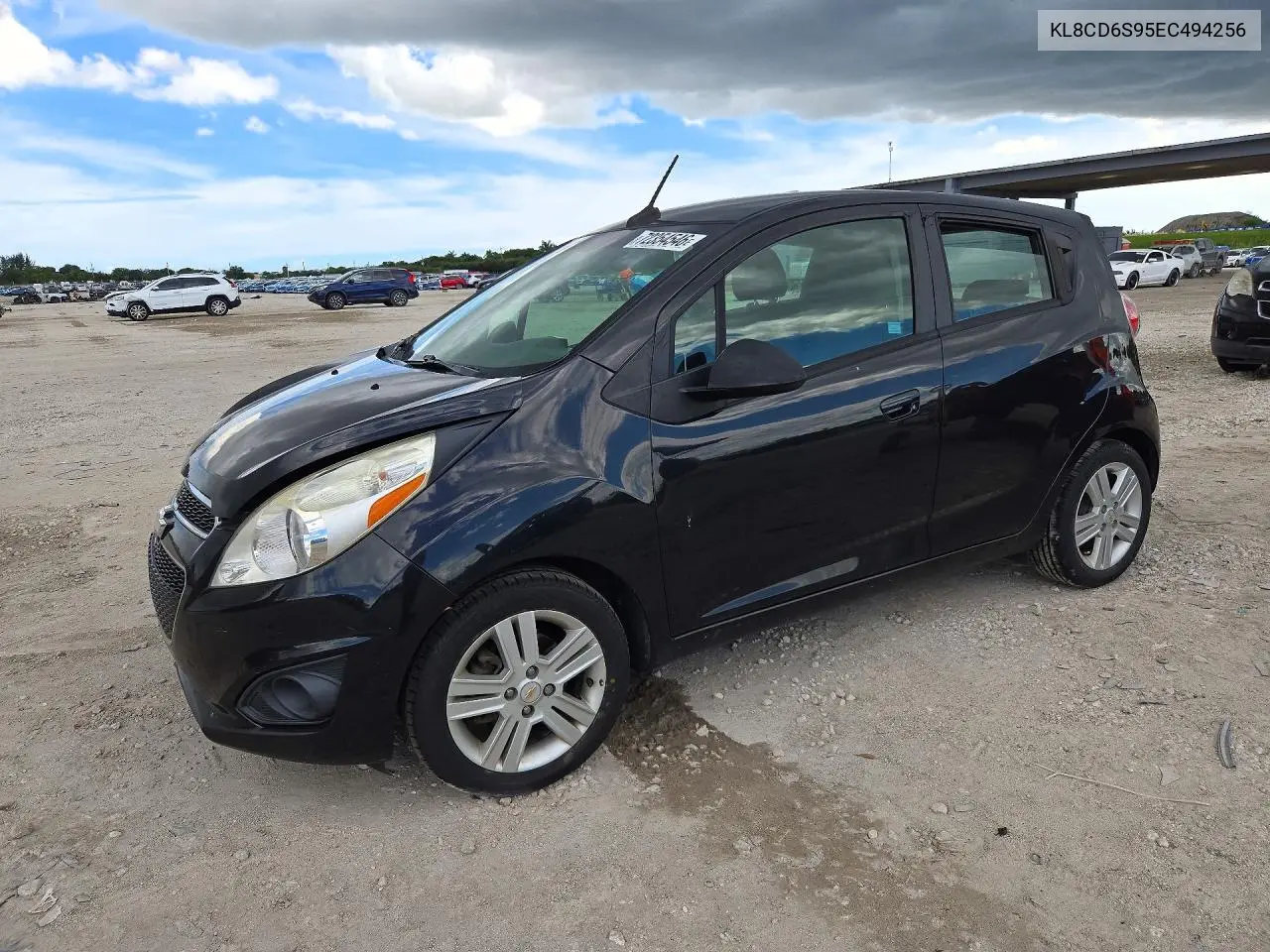 CHEVROLET SPARK 2014, VIN KL8CD6S95EC494256