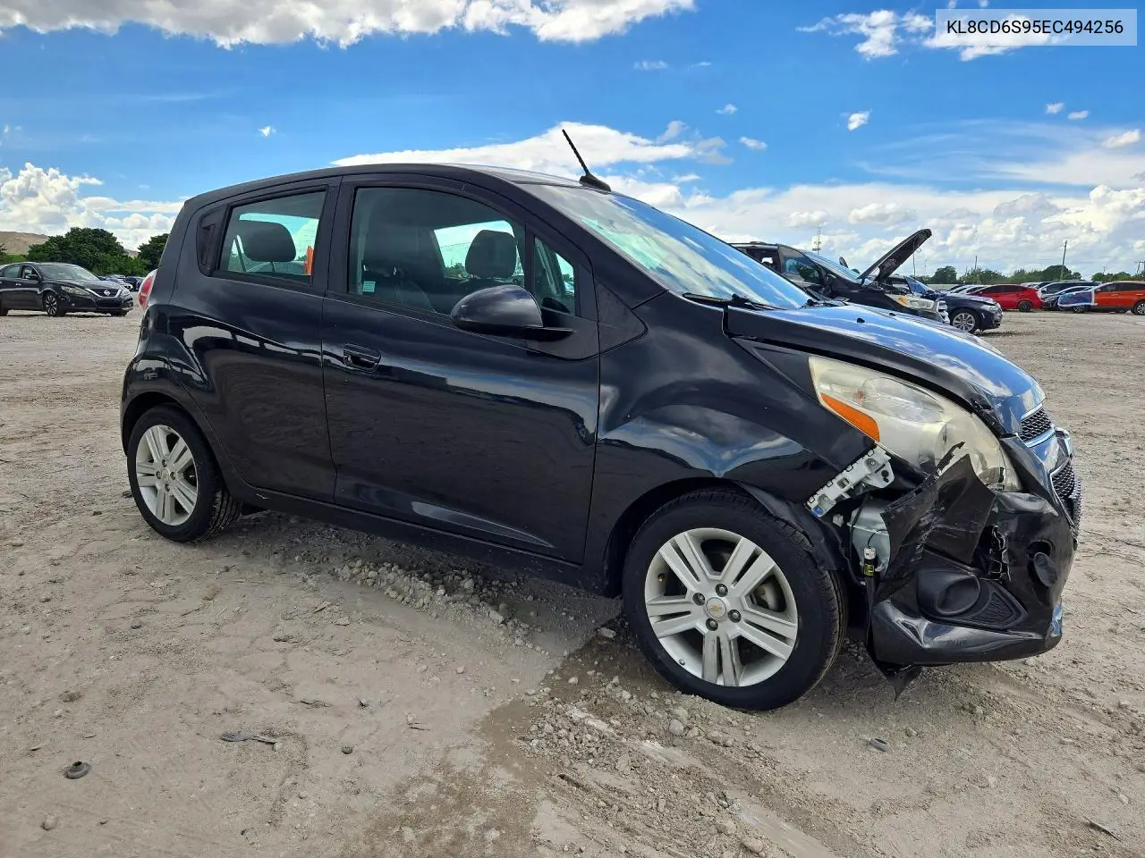 2014 CHEVROLET SPARK VIN KL8CD6S95EC494256 — фото 4