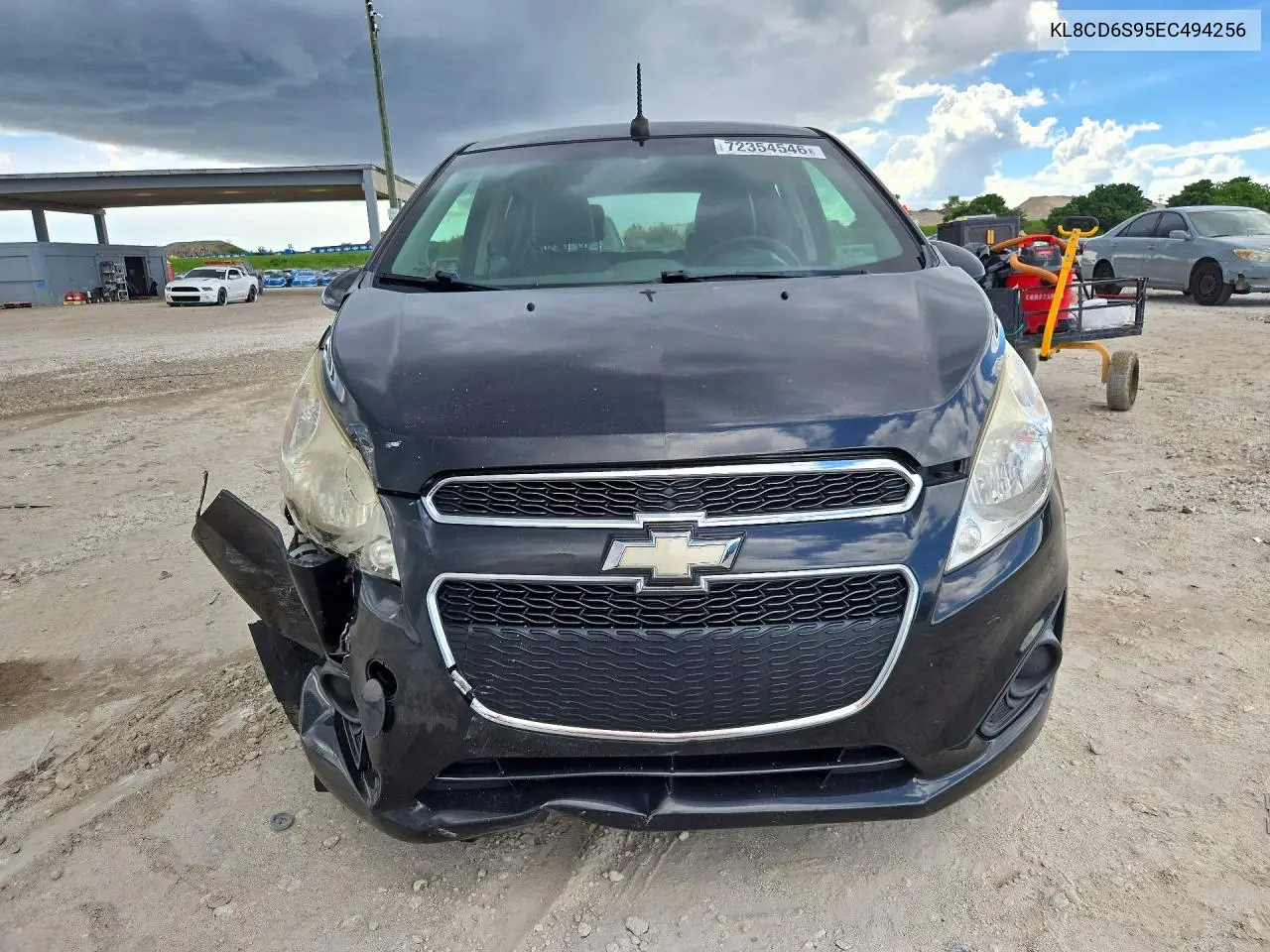 2014 CHEVROLET SPARK VIN KL8CD6S95EC494256 — фото 5