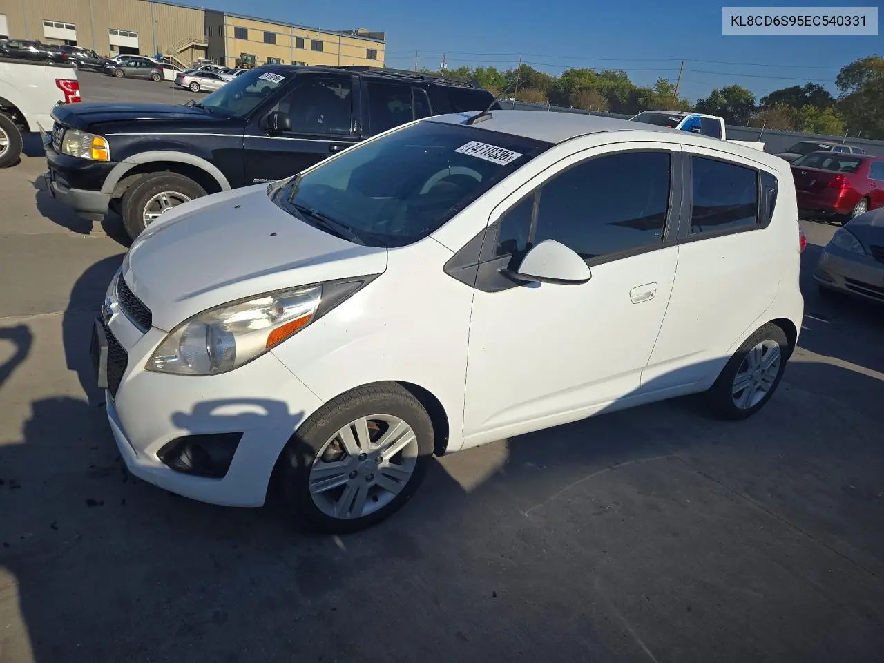 CHEVROLET SPARK 2014, VIN KL8CD6S95EC540331