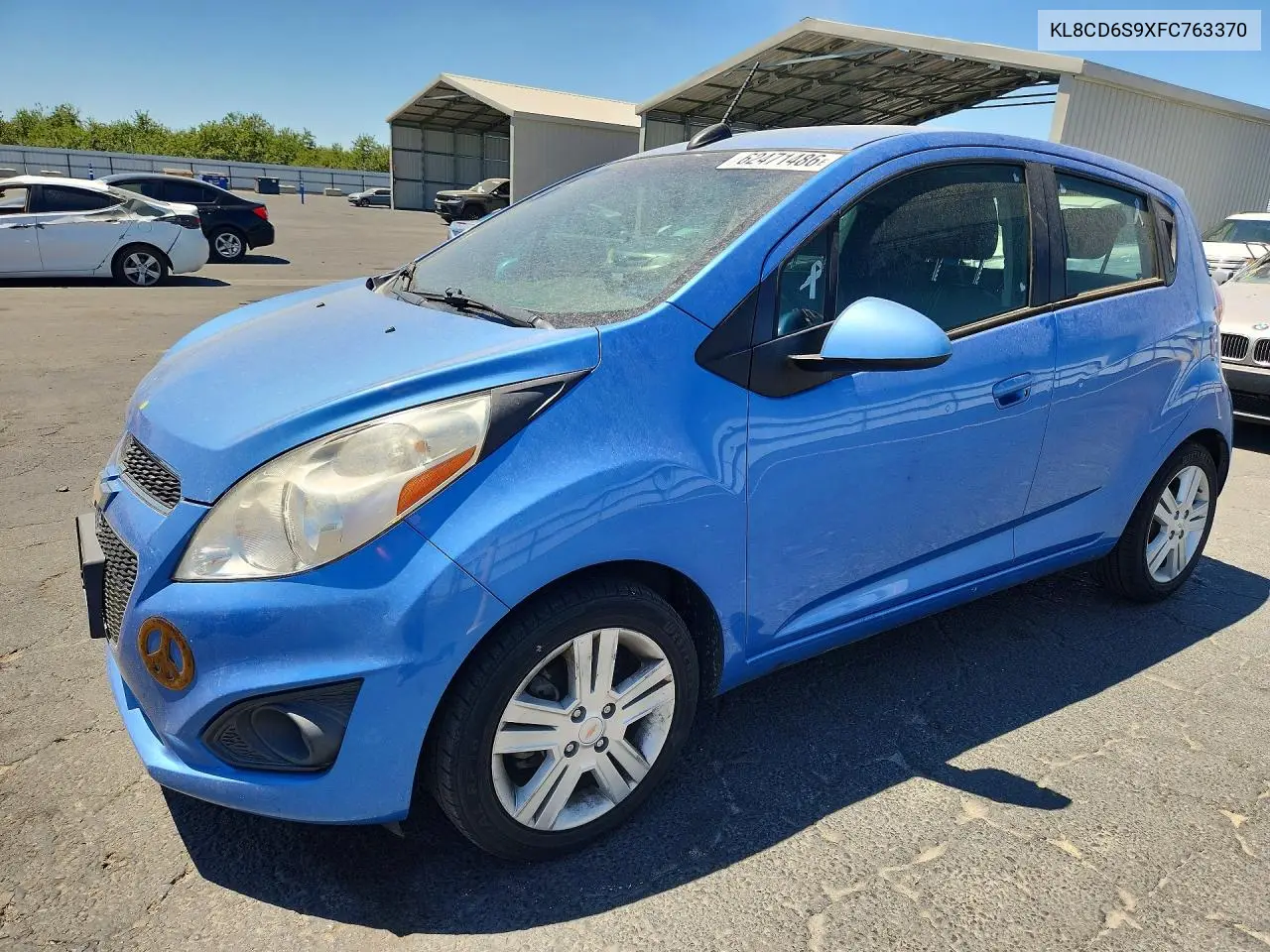 CHEVROLET SPARK 2015, VIN KL8CD6S9XFC763370
