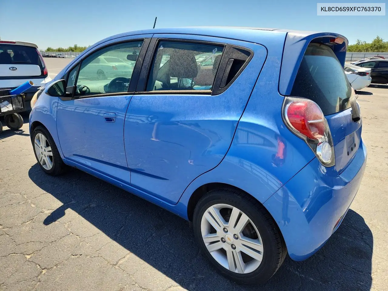 2015 CHEVROLET SPARK VIN KL8CD6S9XFC763370 — фото 2
