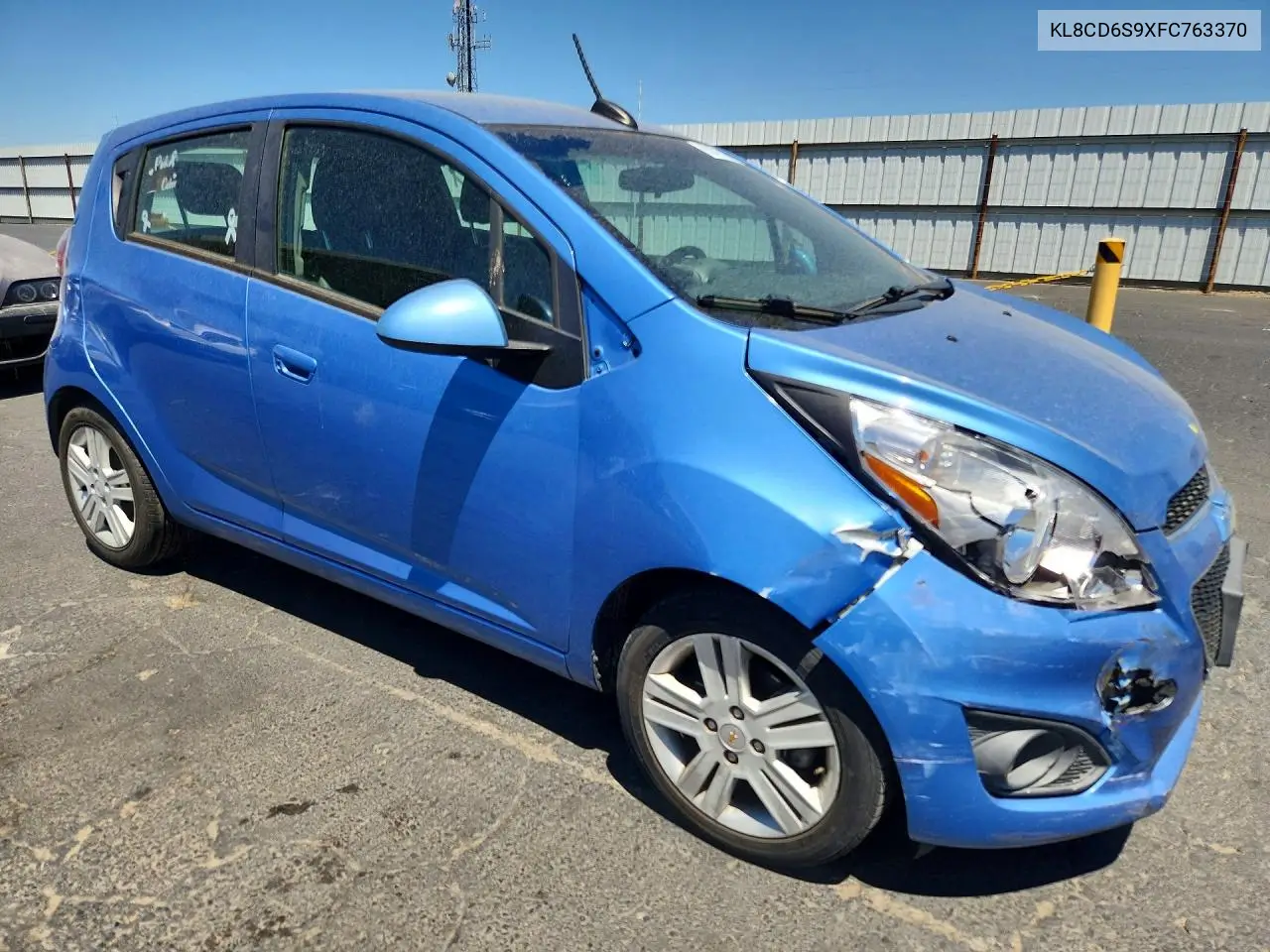 2015 CHEVROLET SPARK VIN KL8CD6S9XFC763370 — фото 4