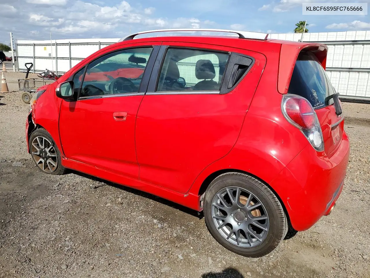 2015 CHEVROLET SPARK VIN KL8CF6S95FC765666 — фото 2