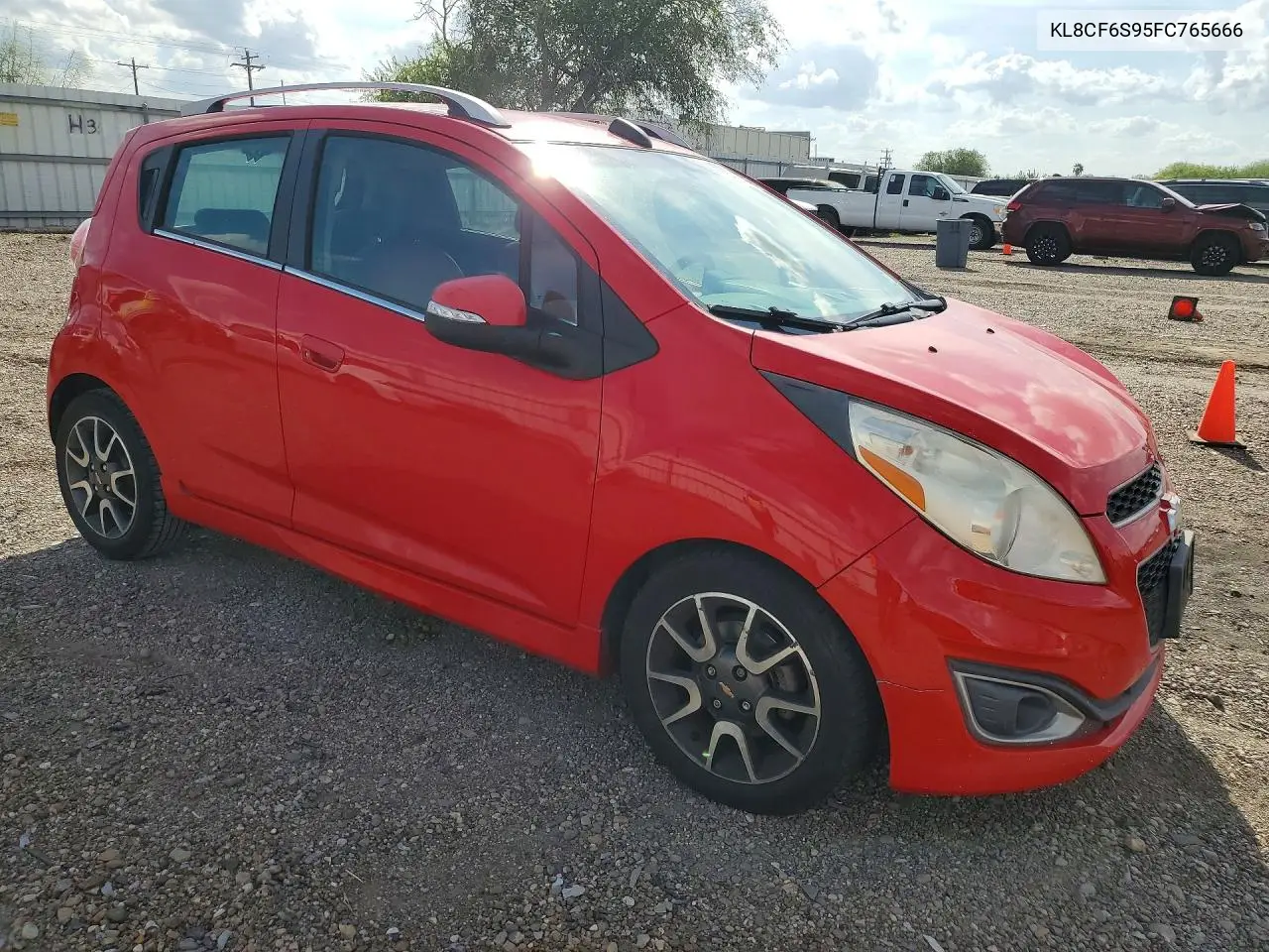 2015 CHEVROLET SPARK VIN KL8CF6S95FC765666 — фото 4