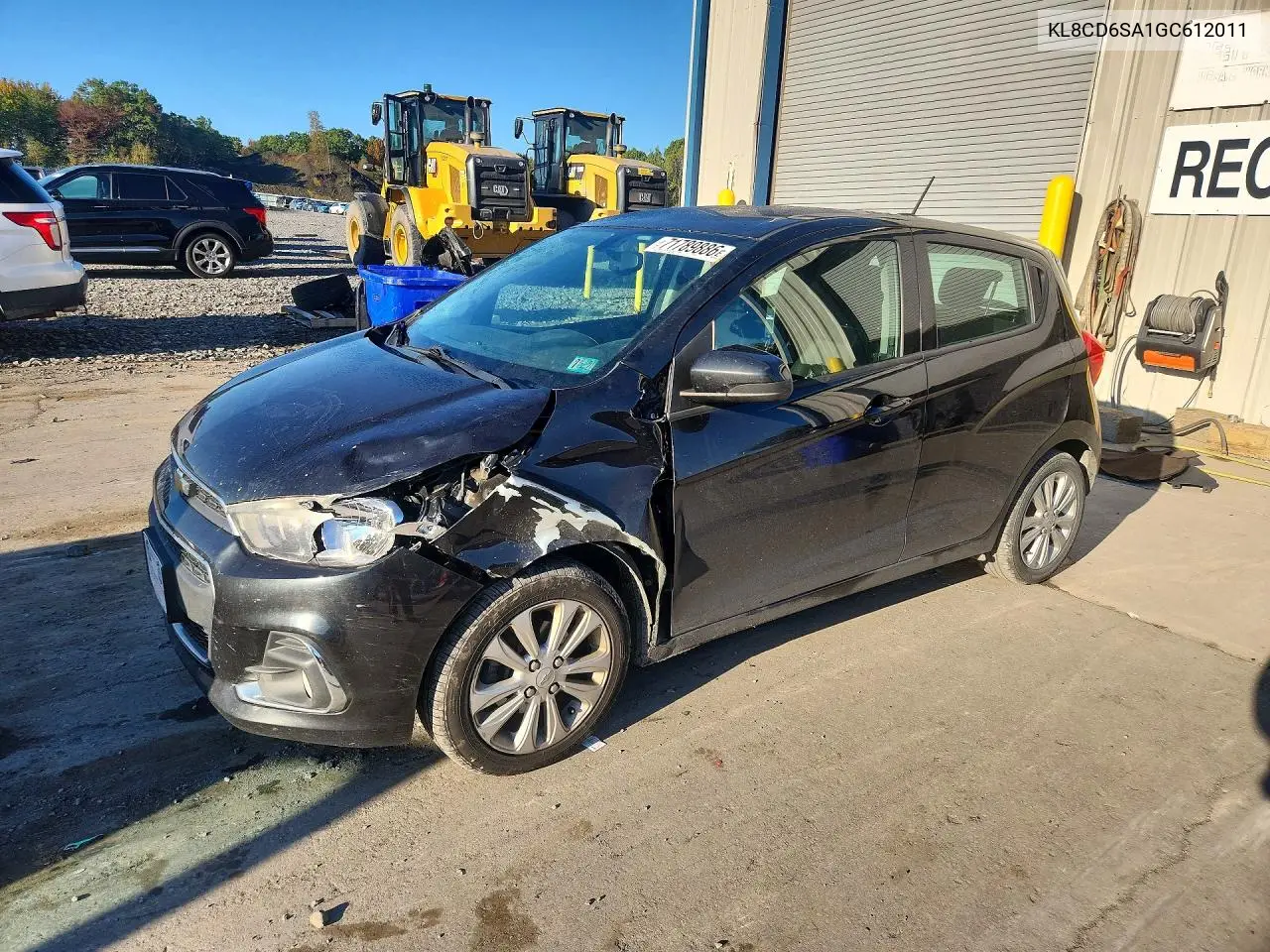2016 CHEVROLET SPARK VIN KL8CD6SA1GC612011 — фото 2