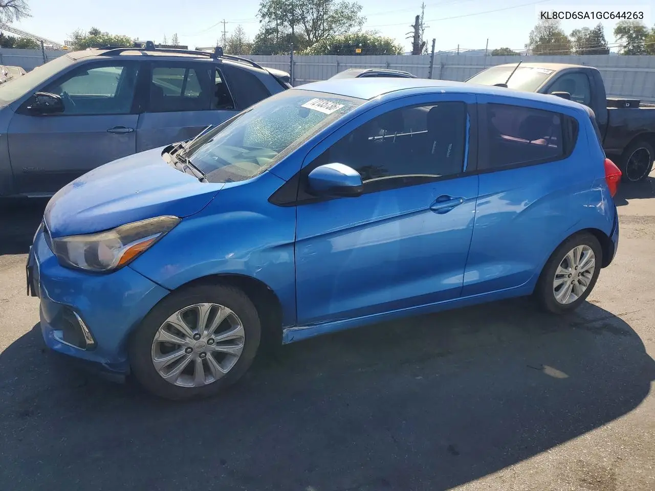CHEVROLET SPARK 2016, VIN KL8CD6SA1GC644263