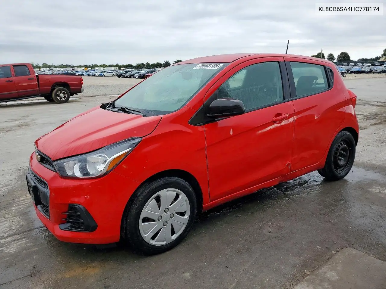 CHEVROLET SPARK 2017, VIN KL8CB6SA4HC778174