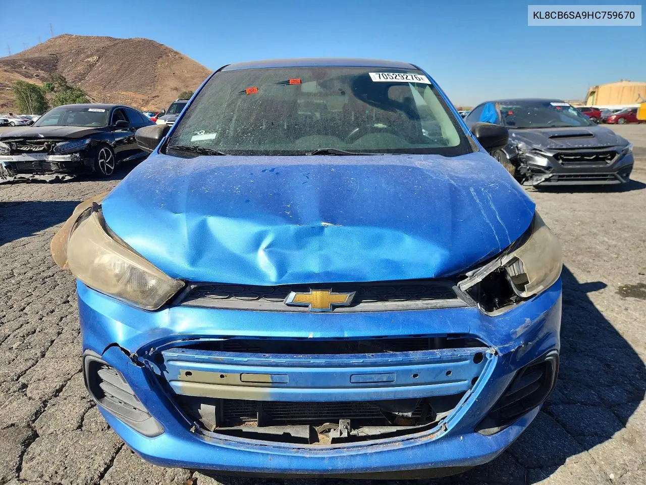 2017 CHEVROLET SPARK VIN KL8CB6SA9HC759670 — фото 5