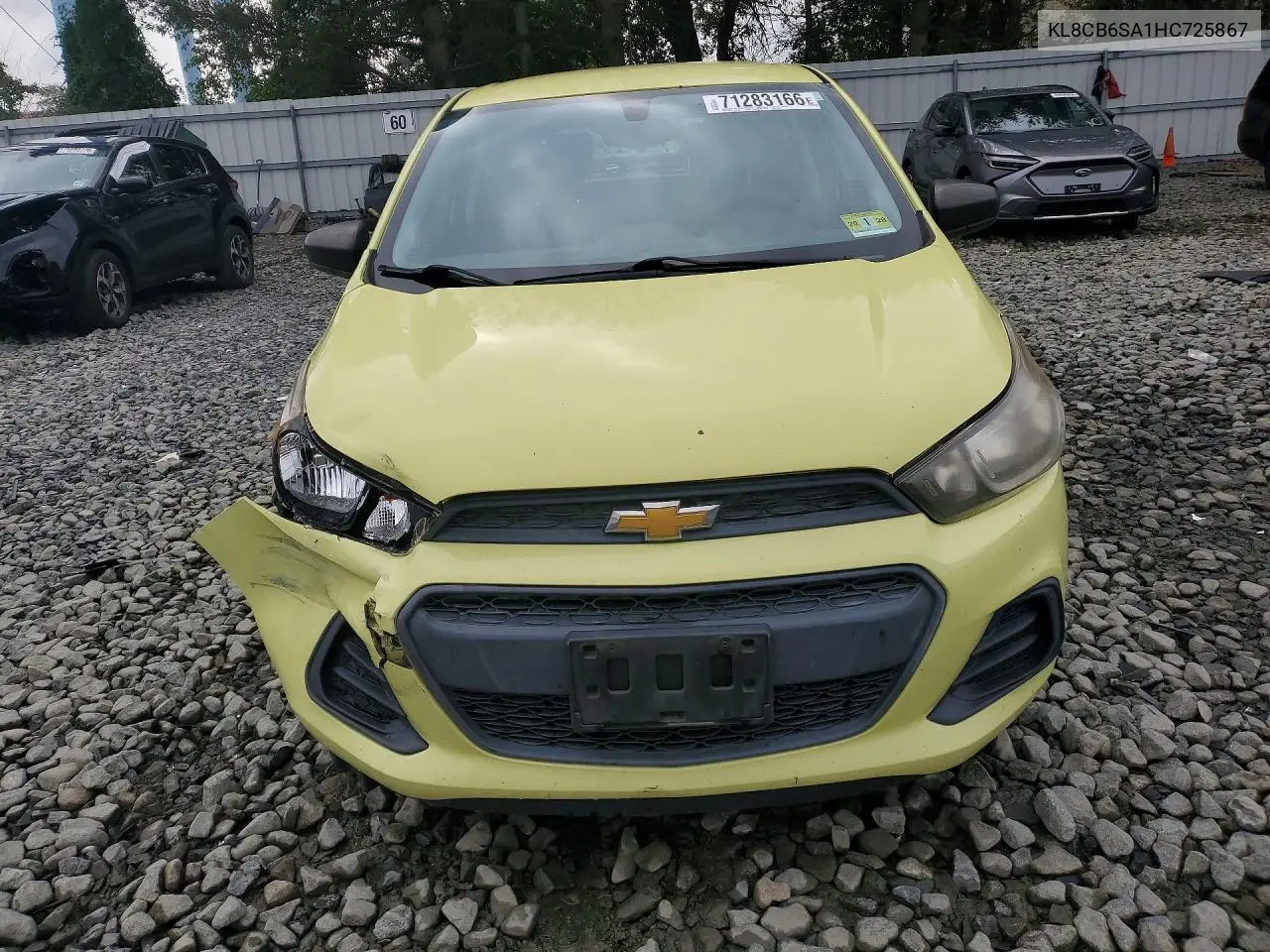 2017 CHEVROLET SPARK VIN KL8CB6SA1HC725867 — фото 5