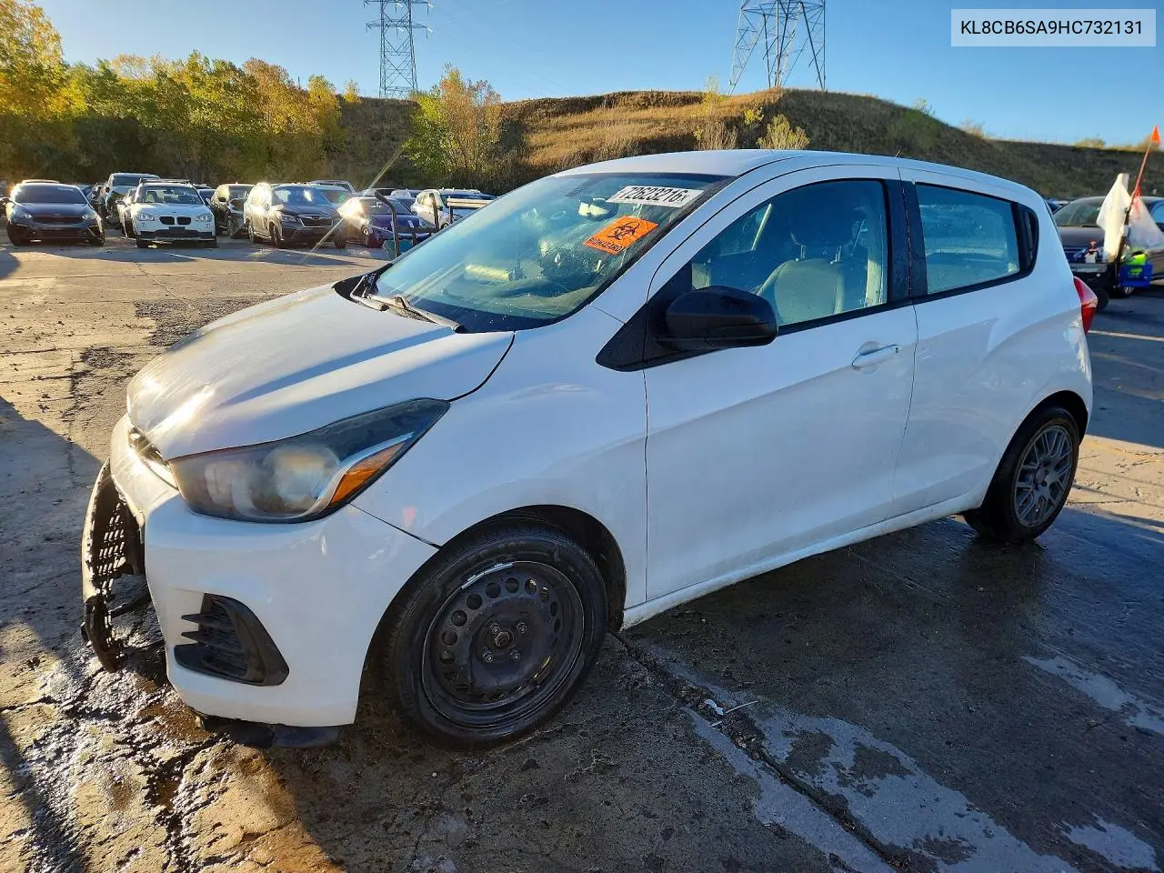 CHEVROLET SPARK 2017, VIN KL8CB6SA9HC732131