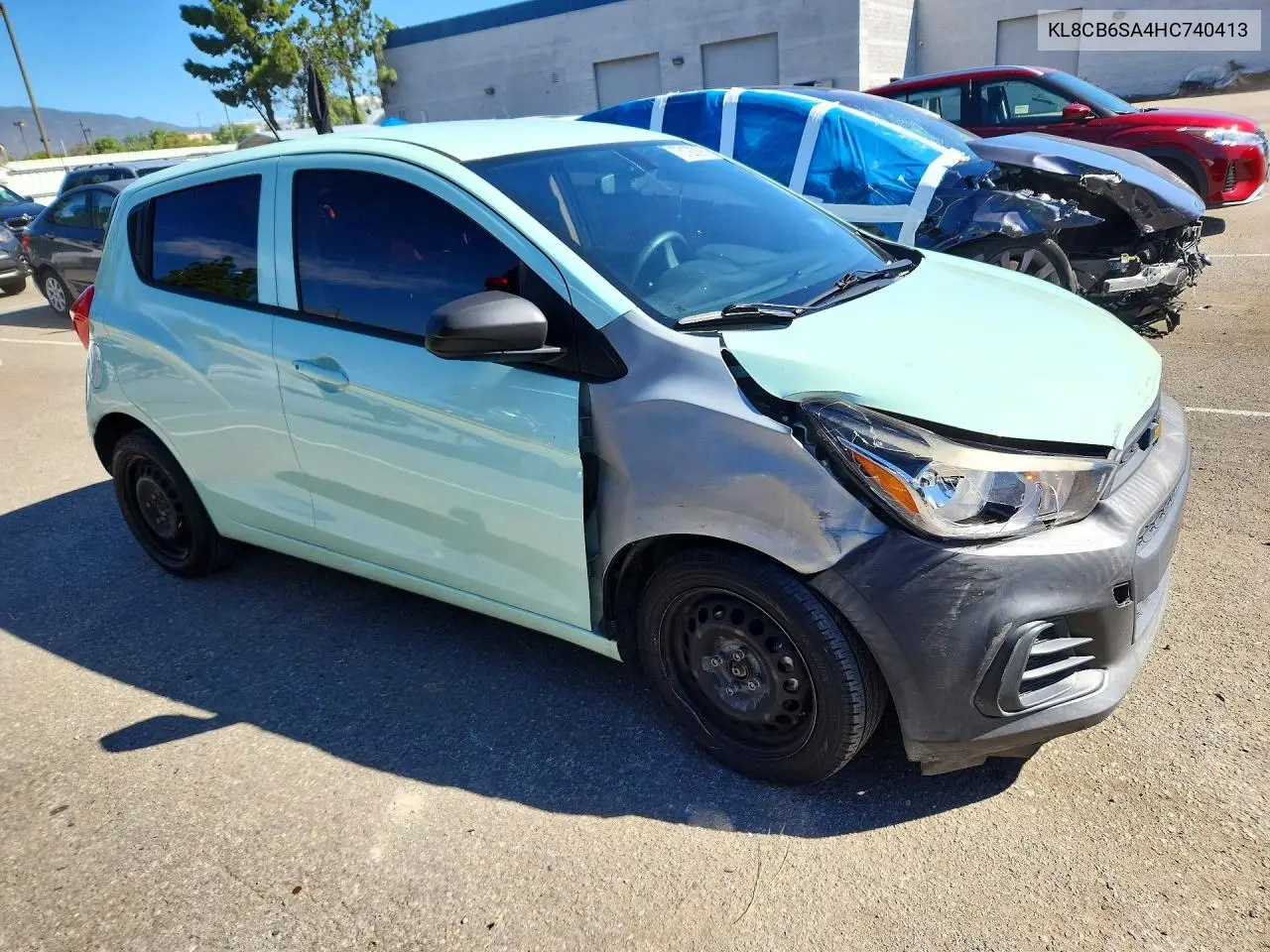 2017 CHEVROLET SPARK VIN KL8CB6SA4HC740413 — фото 4