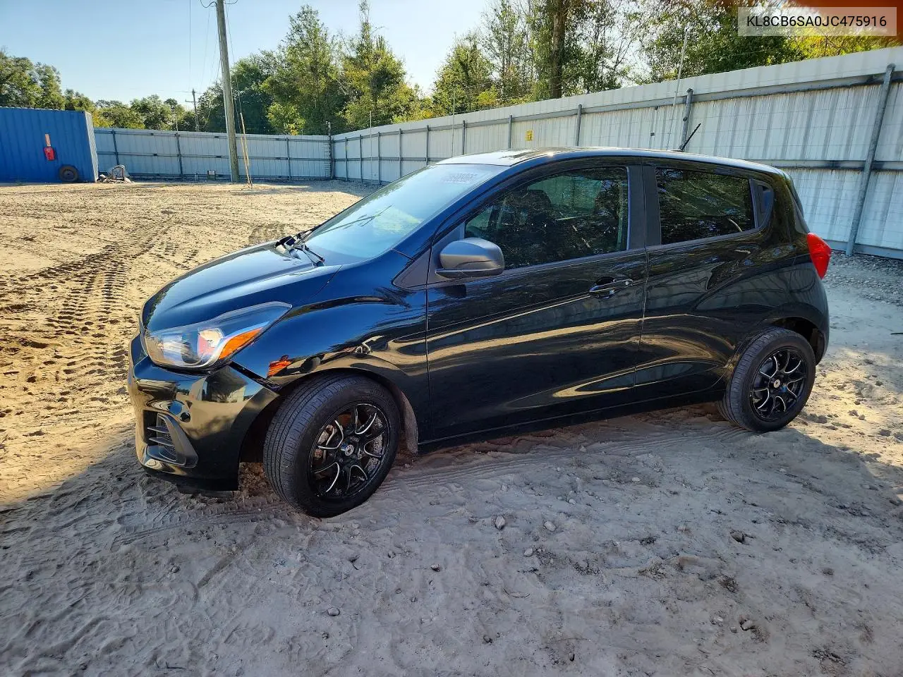 CHEVROLET SPARK 2018, VIN KL8CB6SA0JC475916