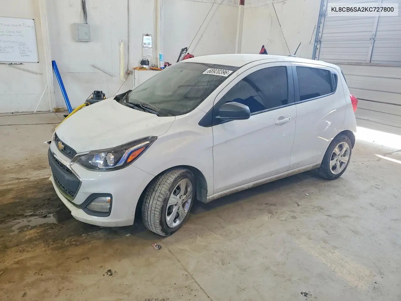 CHEVROLET SPARK 2019, VIN KL8CB6SA2KC727800
