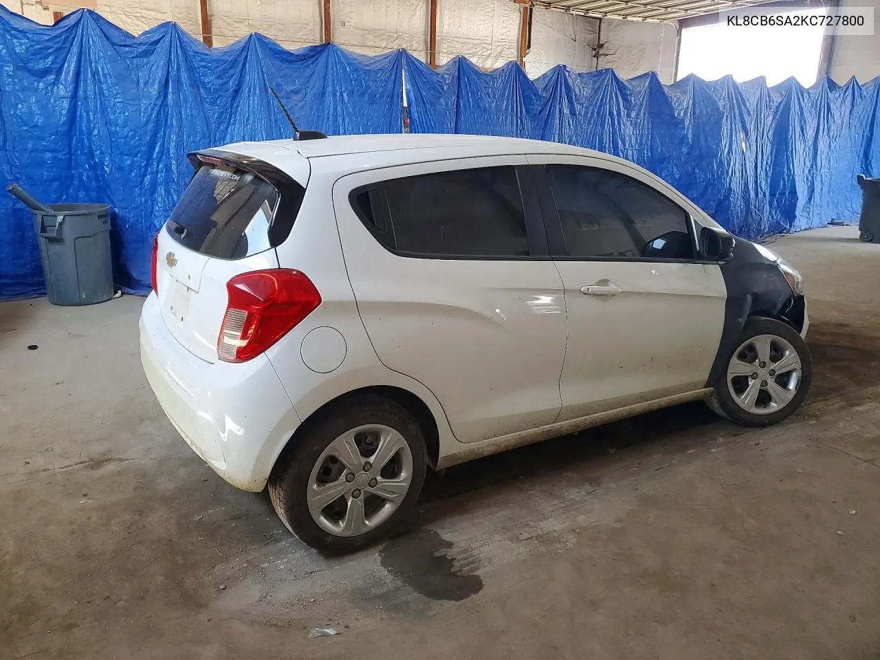 2019 CHEVROLET SPARK VIN KL8CB6SA2KC727800 — фото 3