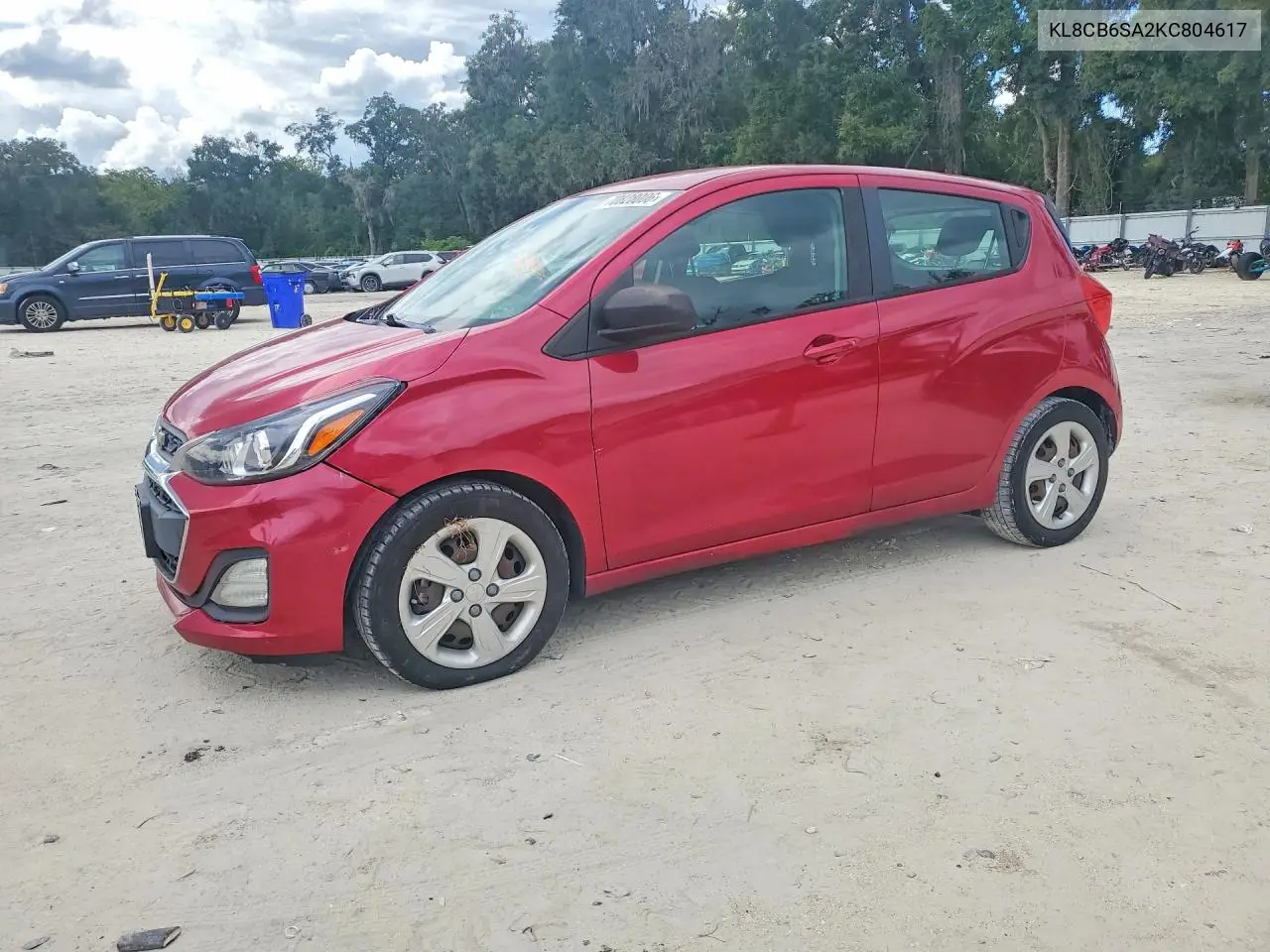 CHEVROLET SPARK 2019, VIN KL8CB6SA2KC804617
