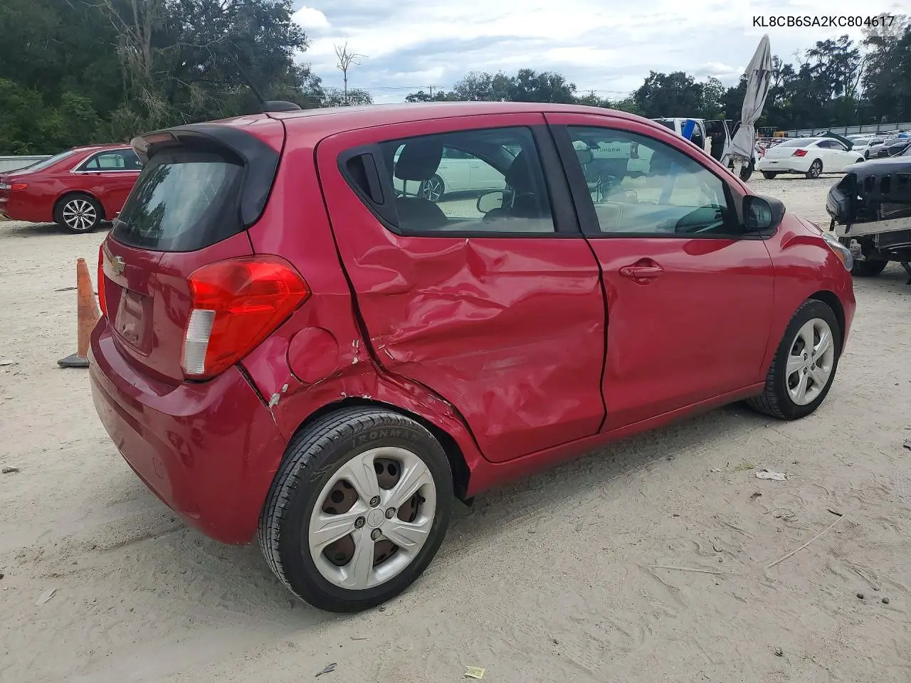 2019 CHEVROLET SPARK VIN KL8CB6SA2KC804617 — фото 3