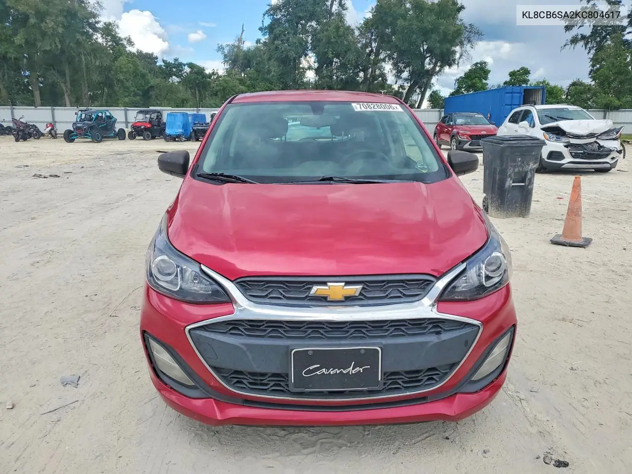 2019 CHEVROLET SPARK VIN KL8CB6SA2KC804617 — фото 5