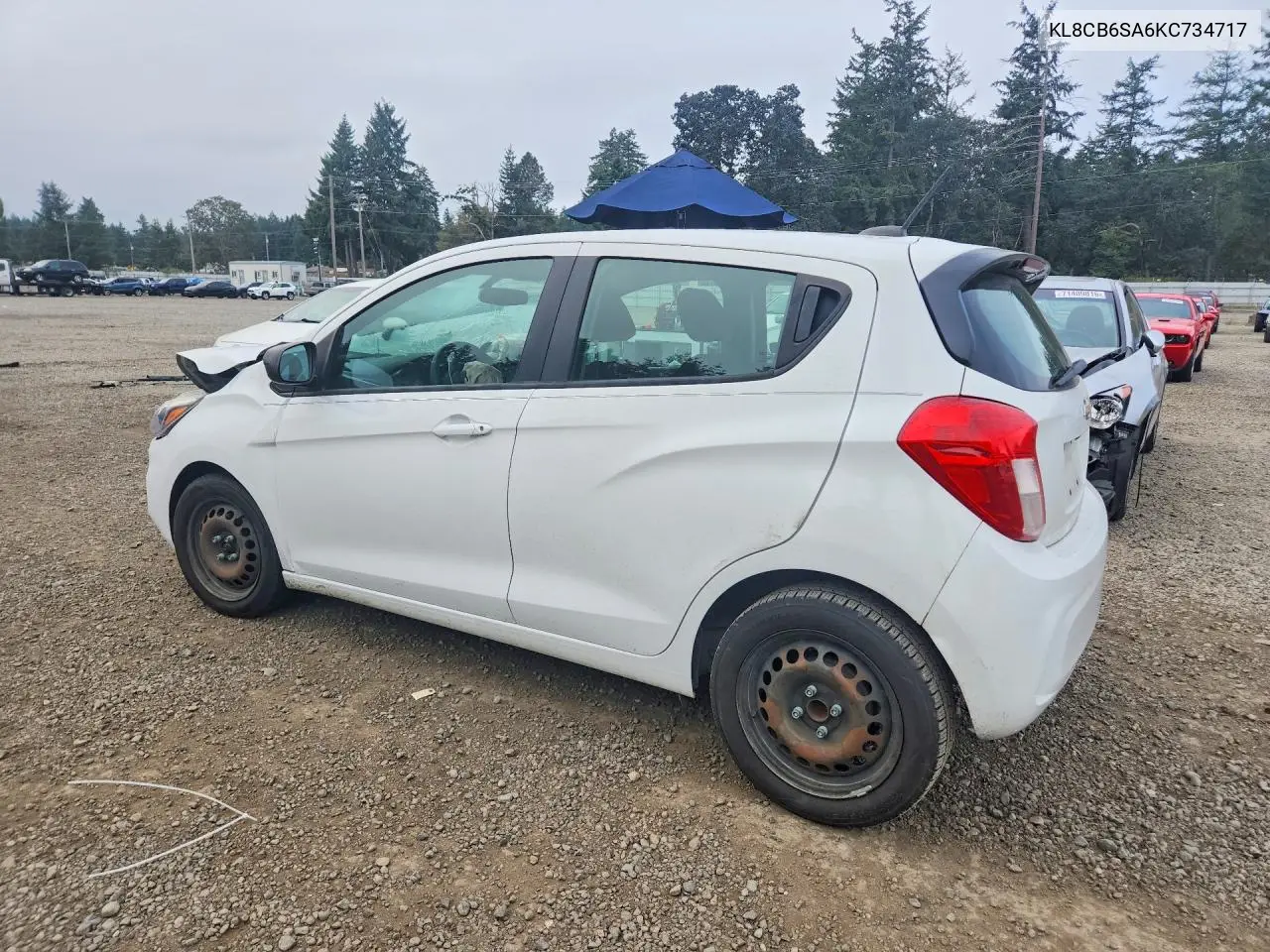 2019 CHEVROLET SPARK VIN KL8CB6SA6KC734717 — фото 2