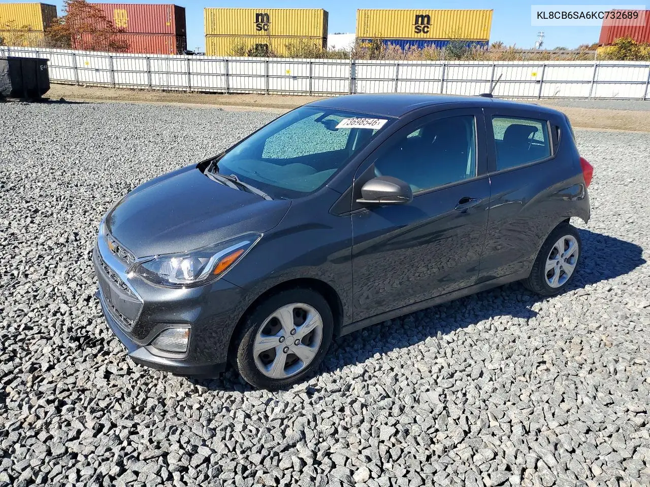 CHEVROLET SPARK 2019, VIN KL8CB6SA6KC732689