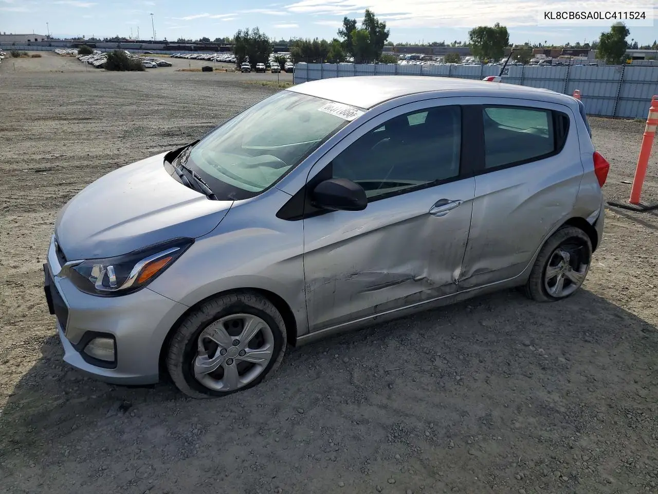 CHEVROLET SPARK 2020, VIN KL8CB6SA0LC411524