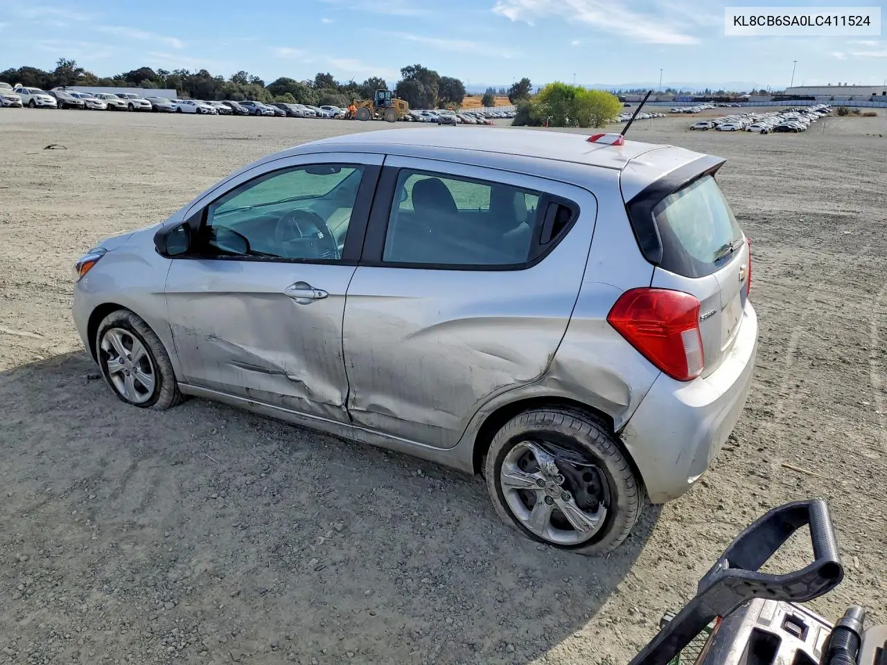 2020 CHEVROLET SPARK VIN KL8CB6SA0LC411524 — фото 2
