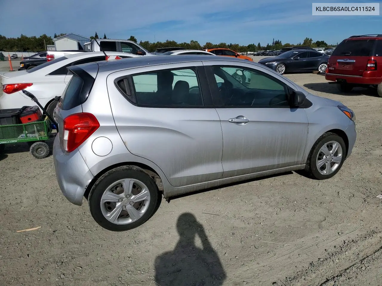2020 CHEVROLET SPARK VIN KL8CB6SA0LC411524 — фото 3