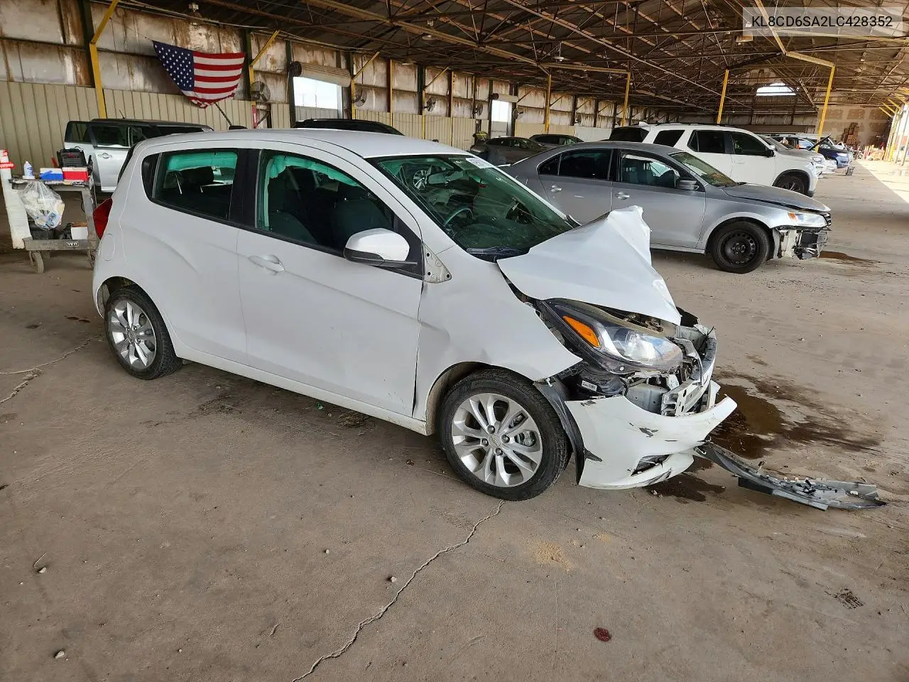 2020 CHEVROLET SPARK VIN KL8CD6SA2LC428352 — фото 4