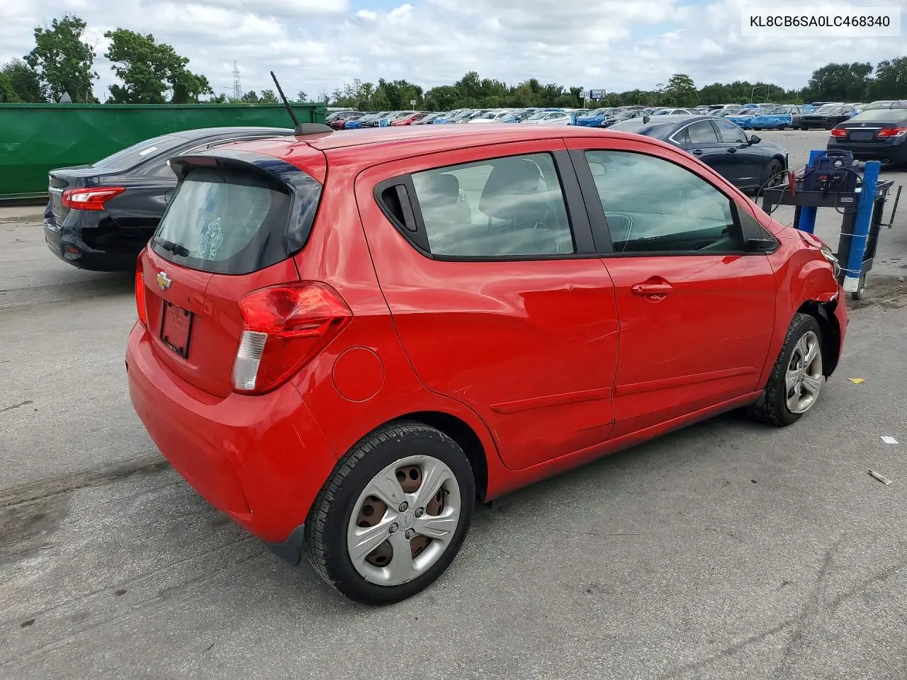 2020 CHEVROLET SPARK VIN KL8CB6SA0LC468340 — фото 3