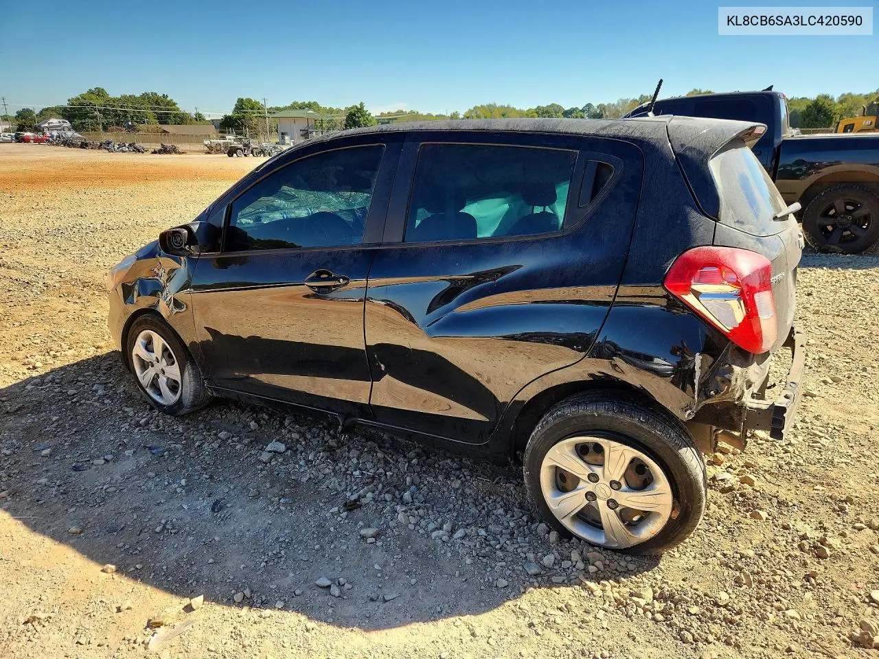 2020 CHEVROLET SPARK VIN KL8CB6SA3LC420590 — фото 2