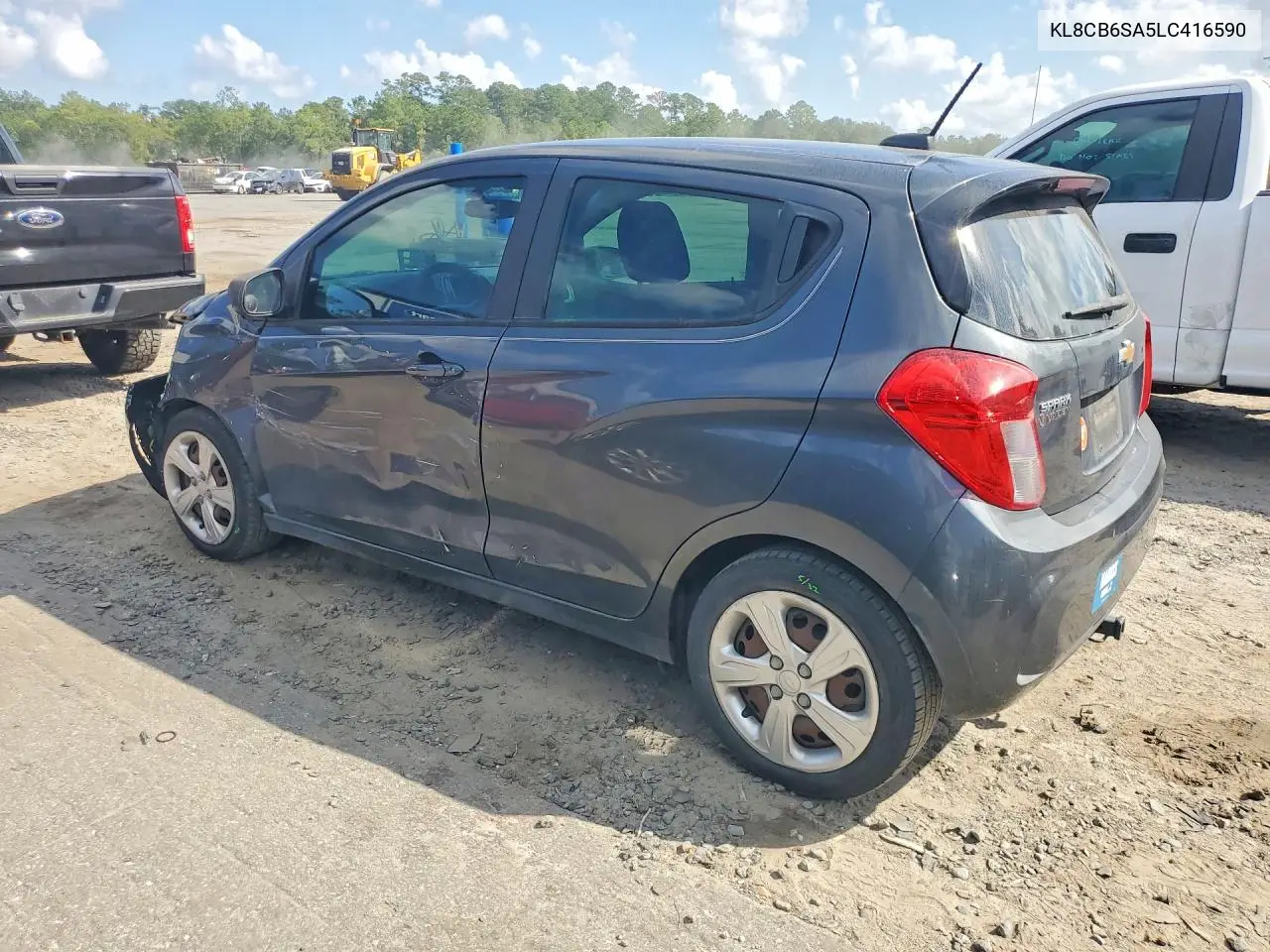 2020 CHEVROLET SPARK VIN KL8CB6SA5LC416590 — фото 2