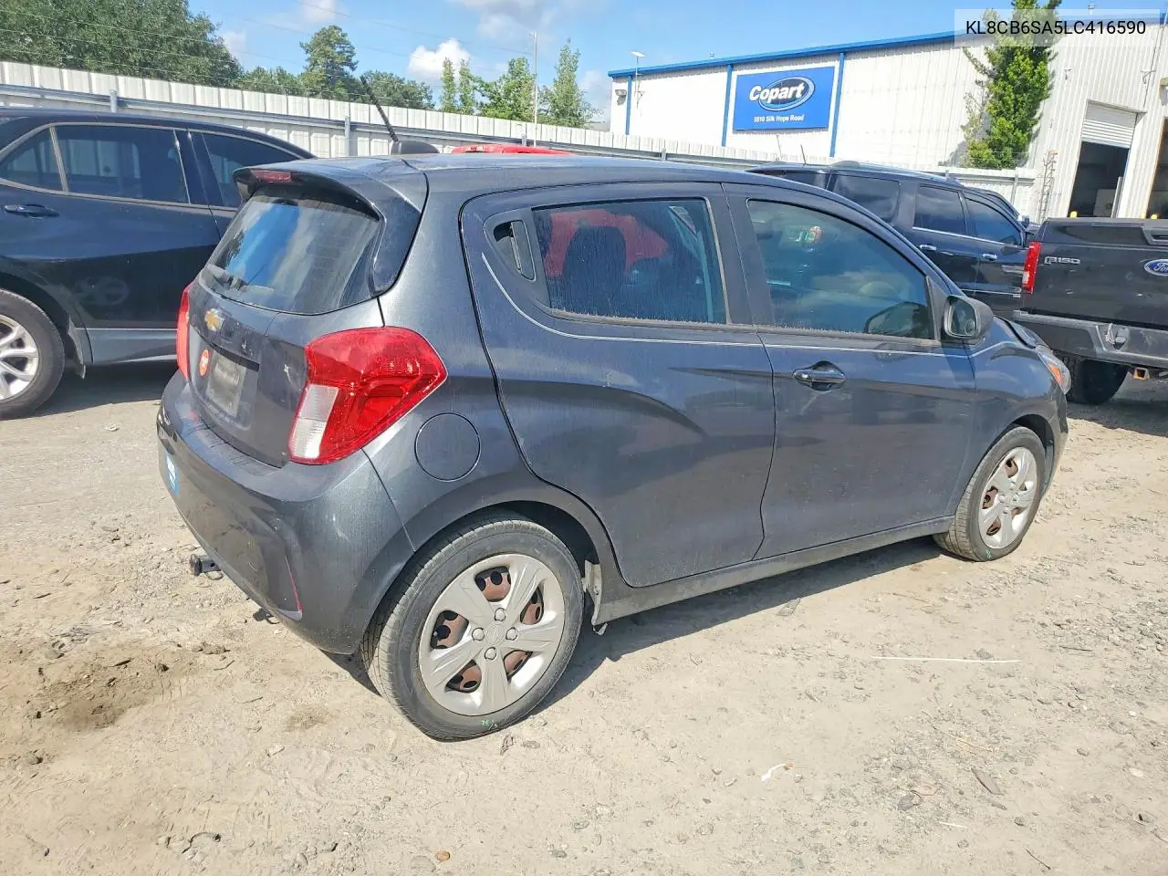 2020 CHEVROLET SPARK VIN KL8CB6SA5LC416590 — фото 3