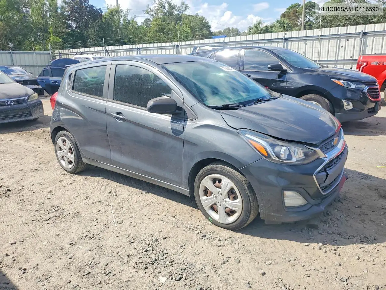 2020 CHEVROLET SPARK VIN KL8CB6SA5LC416590 — фото 4