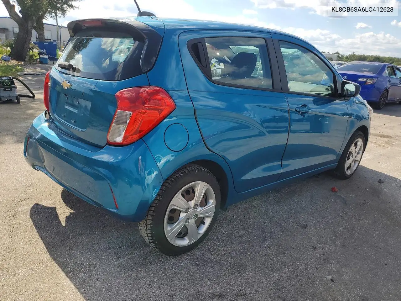 2020 CHEVROLET SPARK VIN KL8CB6SA6LC412628 — фото 3