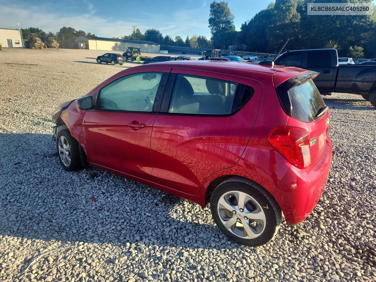 2020 CHEVROLET SPARK VIN KL8CB6SA6LC405260 — фото 2